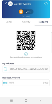 Infinito Wallet Add Or Remove Guide Screenshot